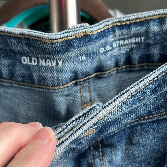 *NWT* Old Navy High-Rise O.G. Straight Ankle Jeans - Picture 3 of 3